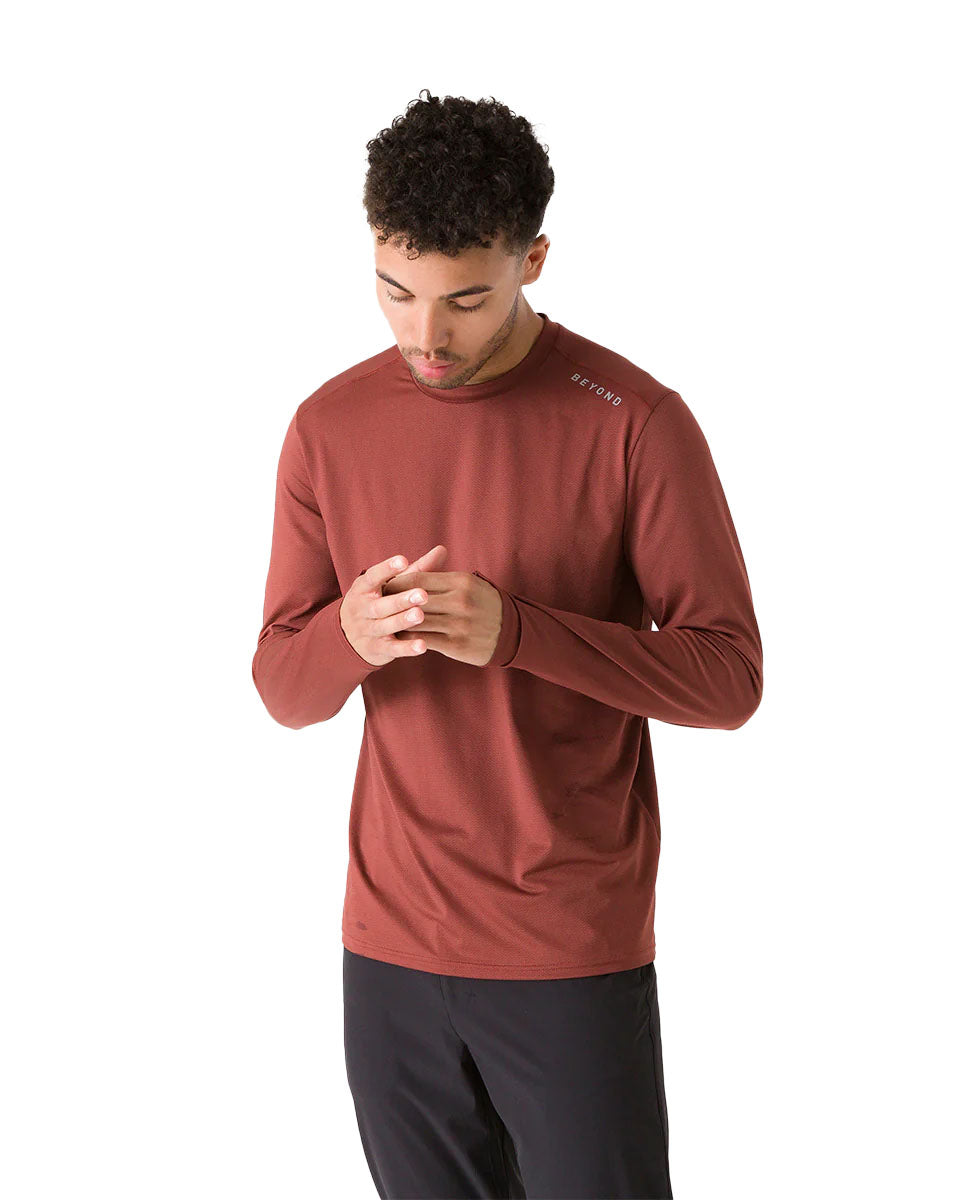 Men's Geo-T Crew L.S. Shirt - Beyond Clothing USA
