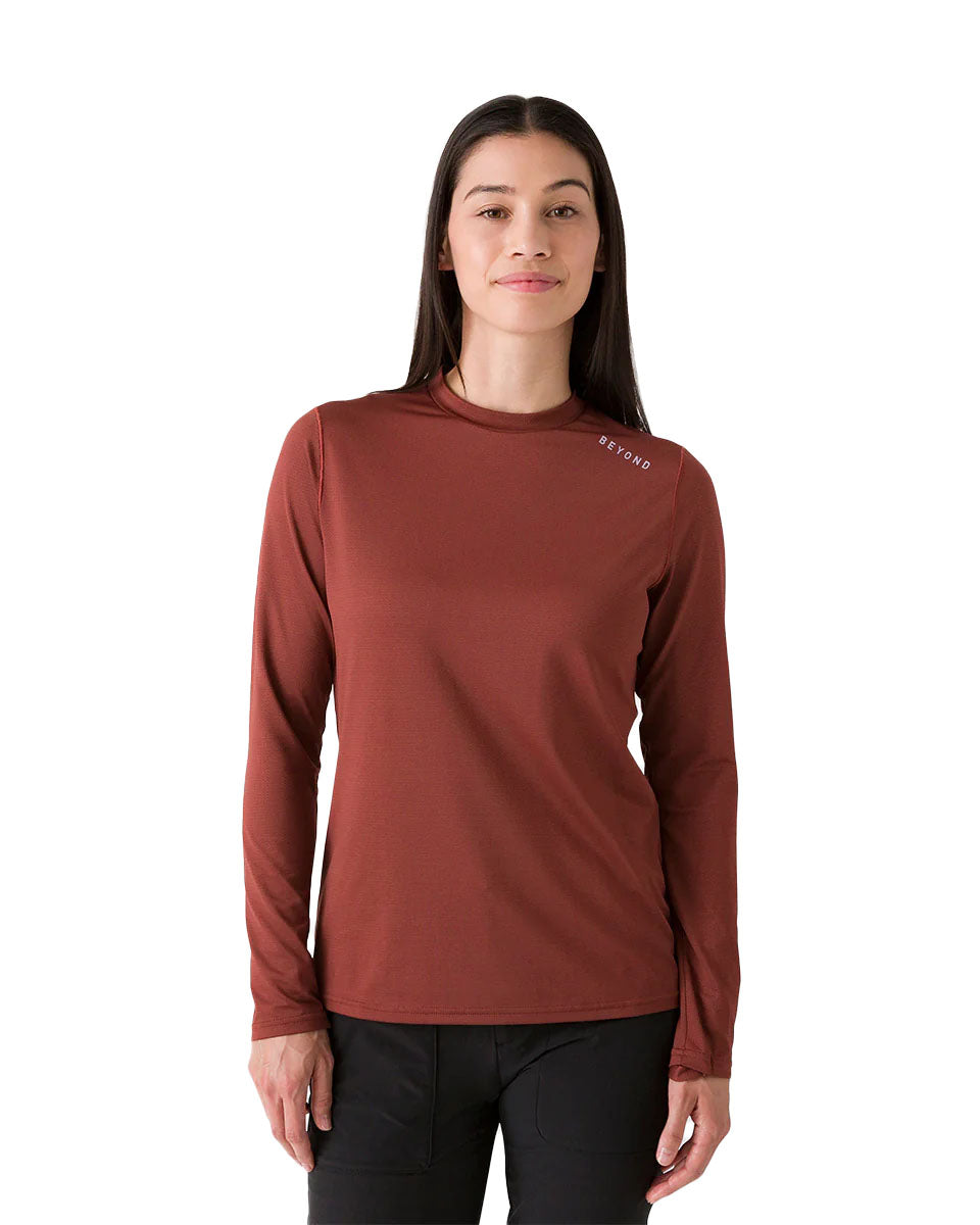 Women's Geo-T Crew L.S. Shirt - Beyond Clothing USA