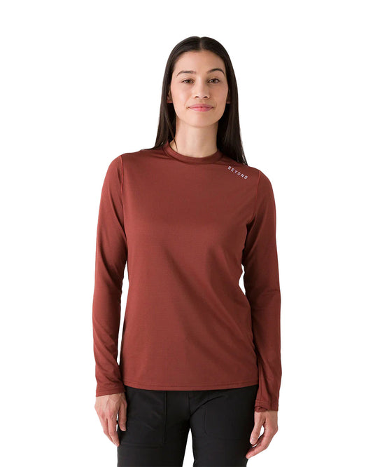 Women's Geo-T Crew L.S. Shirt - Beyond Clothing USA