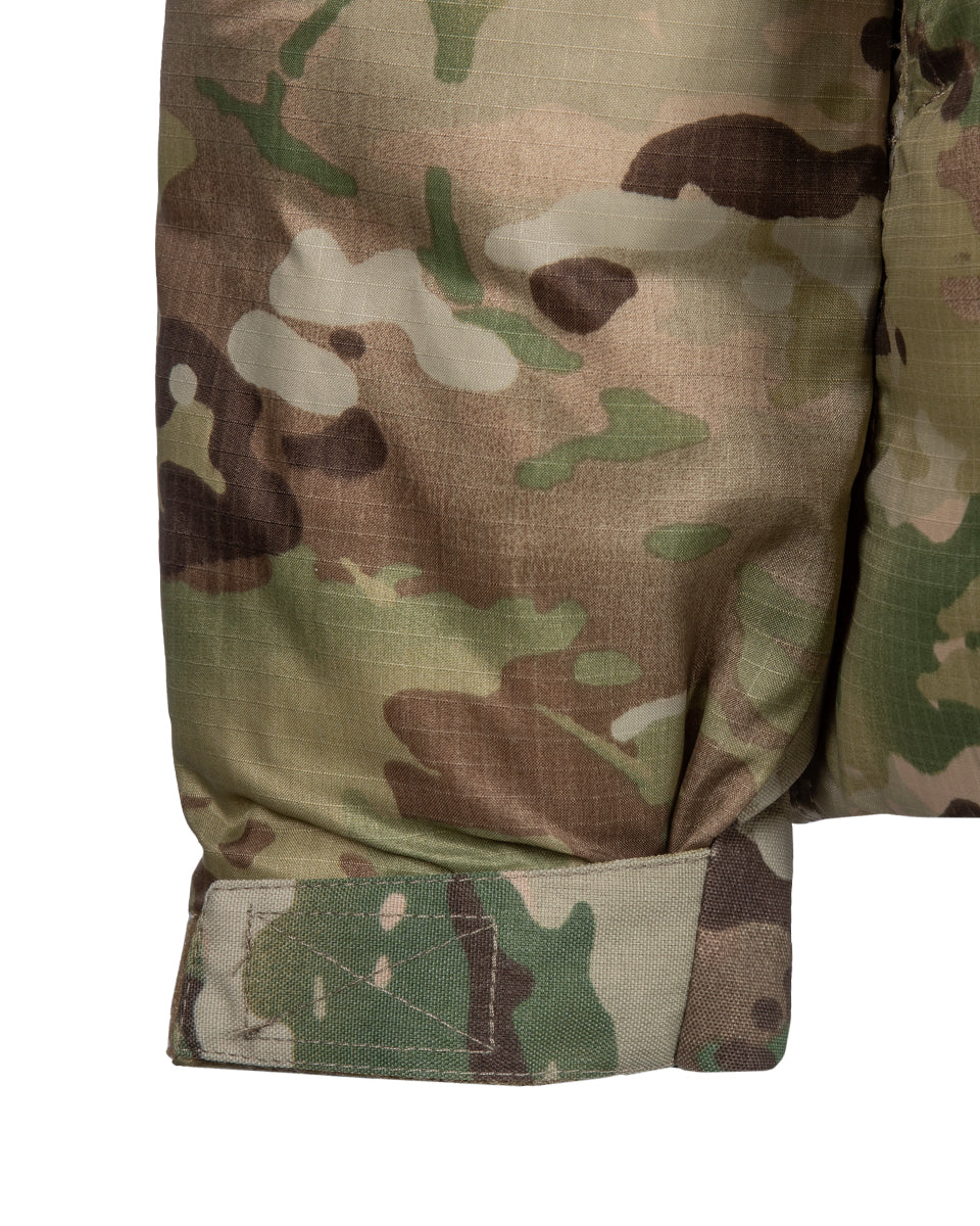 A7 - Advanced Cold Jacket with name, service and rank patches.