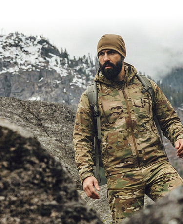 Warrior Hiking in the the L4 Back Country LT Collection