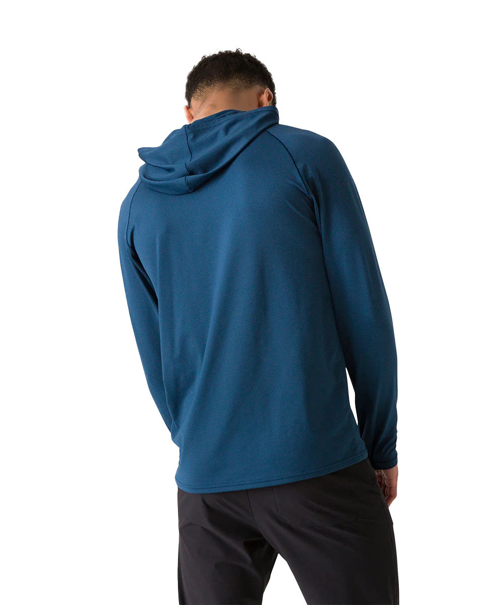 WILDBREATH Men's UPF 50+ Quick Dry LS T-Shirt Sky Blue / Medium
