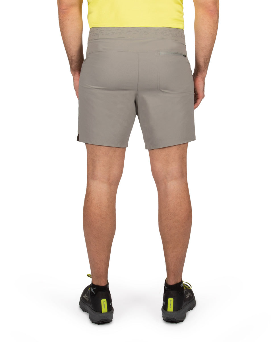 Male model wearing the TarnGood Short and SolarSwift Tech-T. 