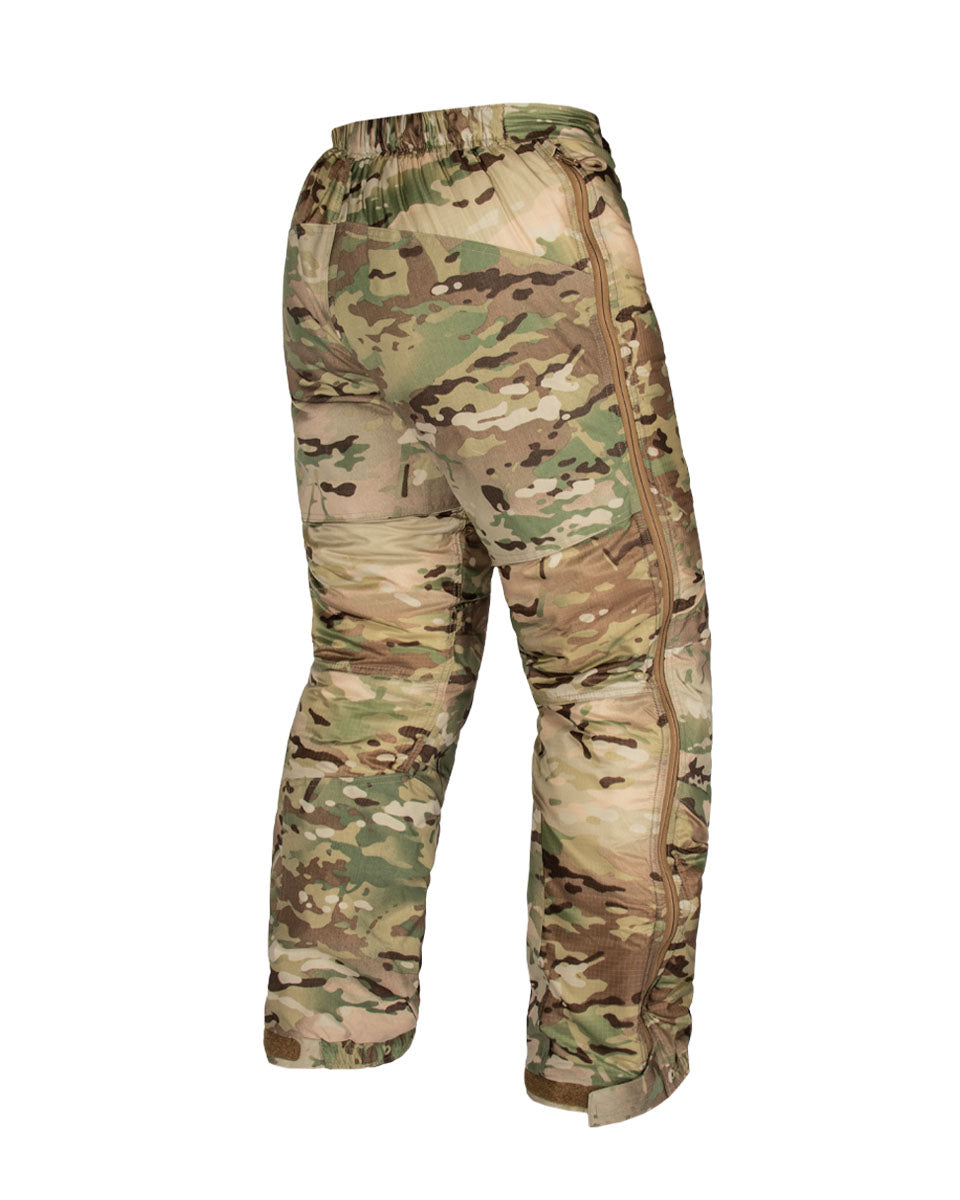 A7D - Advanced Cold Pants in multicam. Reinforced with Cordura. 