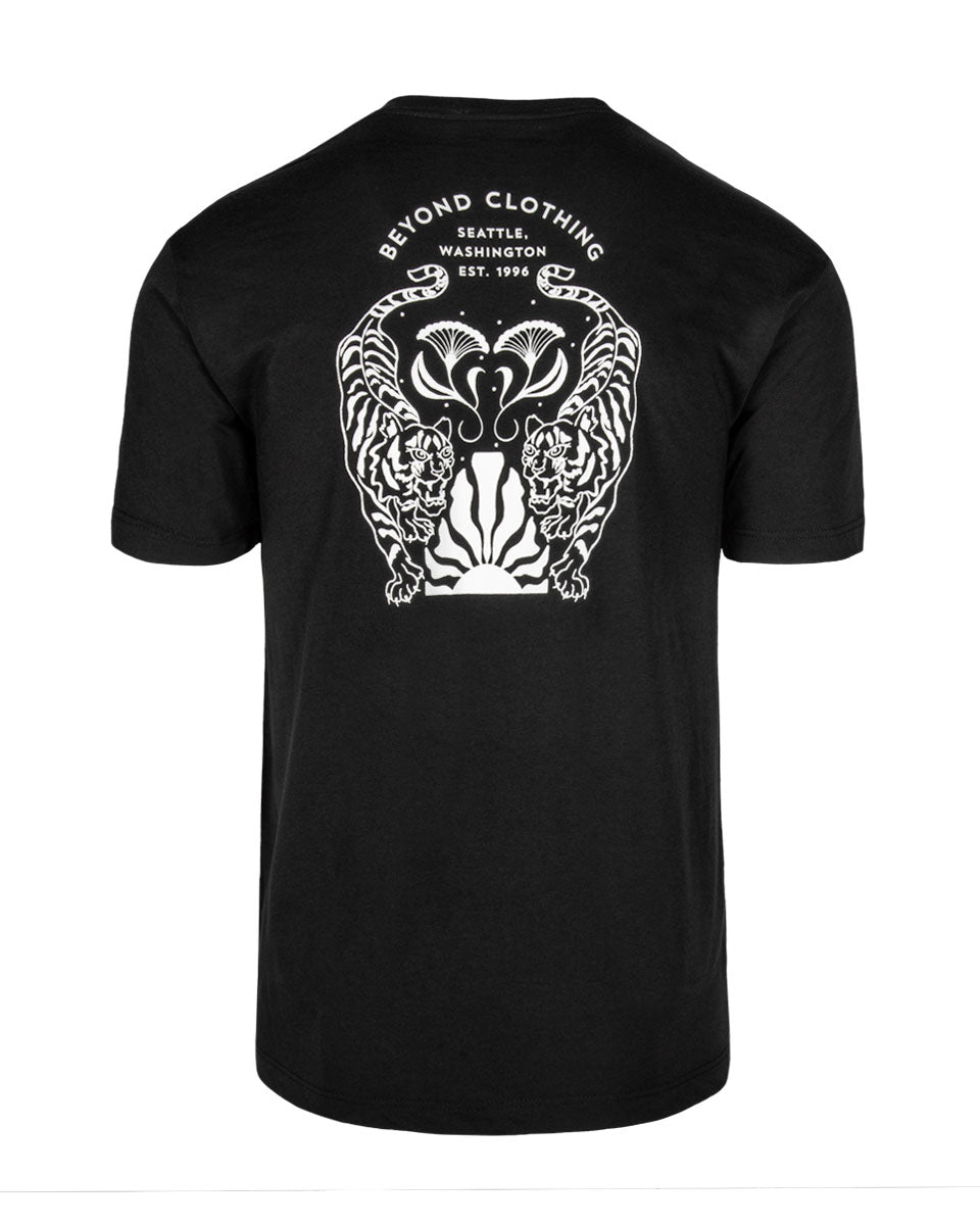 merch Tiger Sun S.S. T-Shirt, Black / L