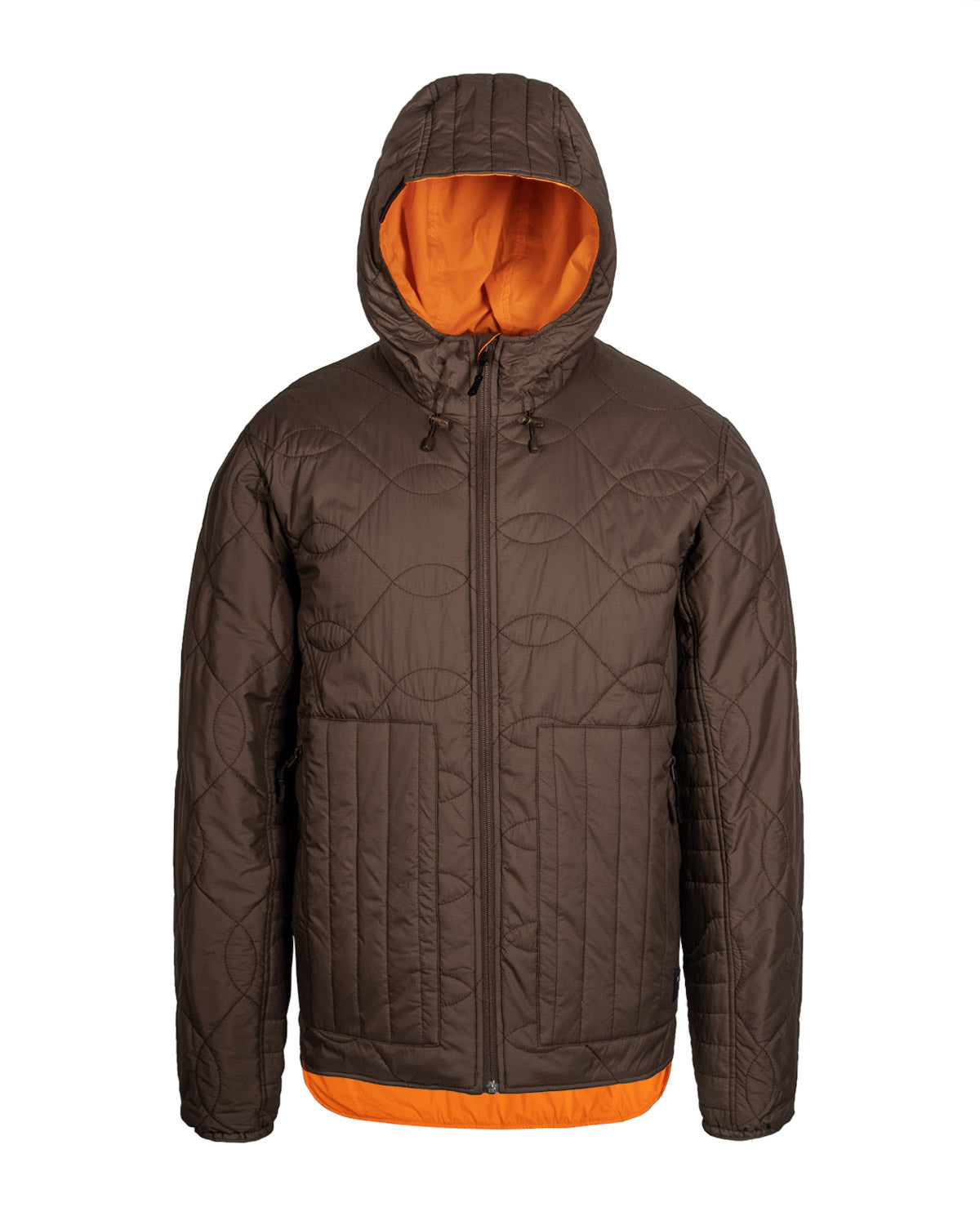 Ultra Lochi L3 Jacket Kona Brown Quilted Front 